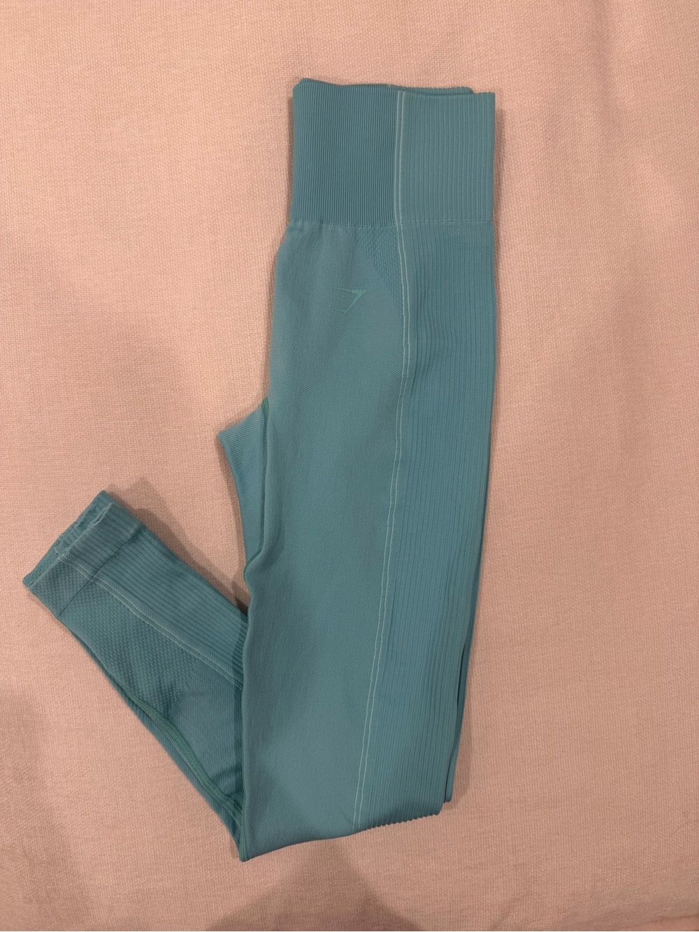 Gymshark Seafoam Ribbed High-Waist Leggings